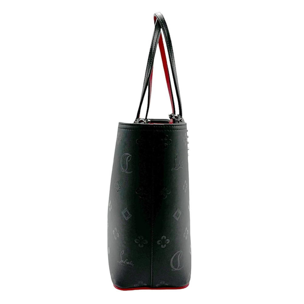 Christian Louboutin shoulder bag red black leather tote Red Black